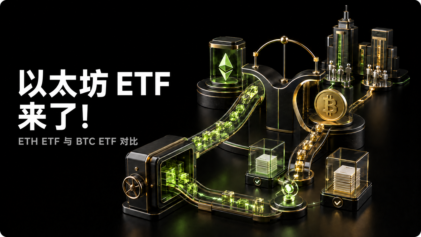 以太坊 ETF 來了!ETH ETF 與 BTC ETF 對比